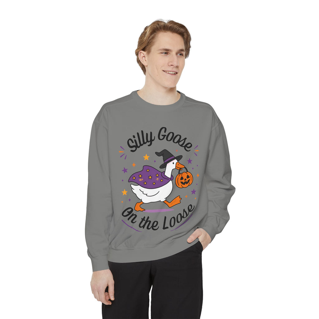 Silly Goose On The Loose Halloween Sweatshirt