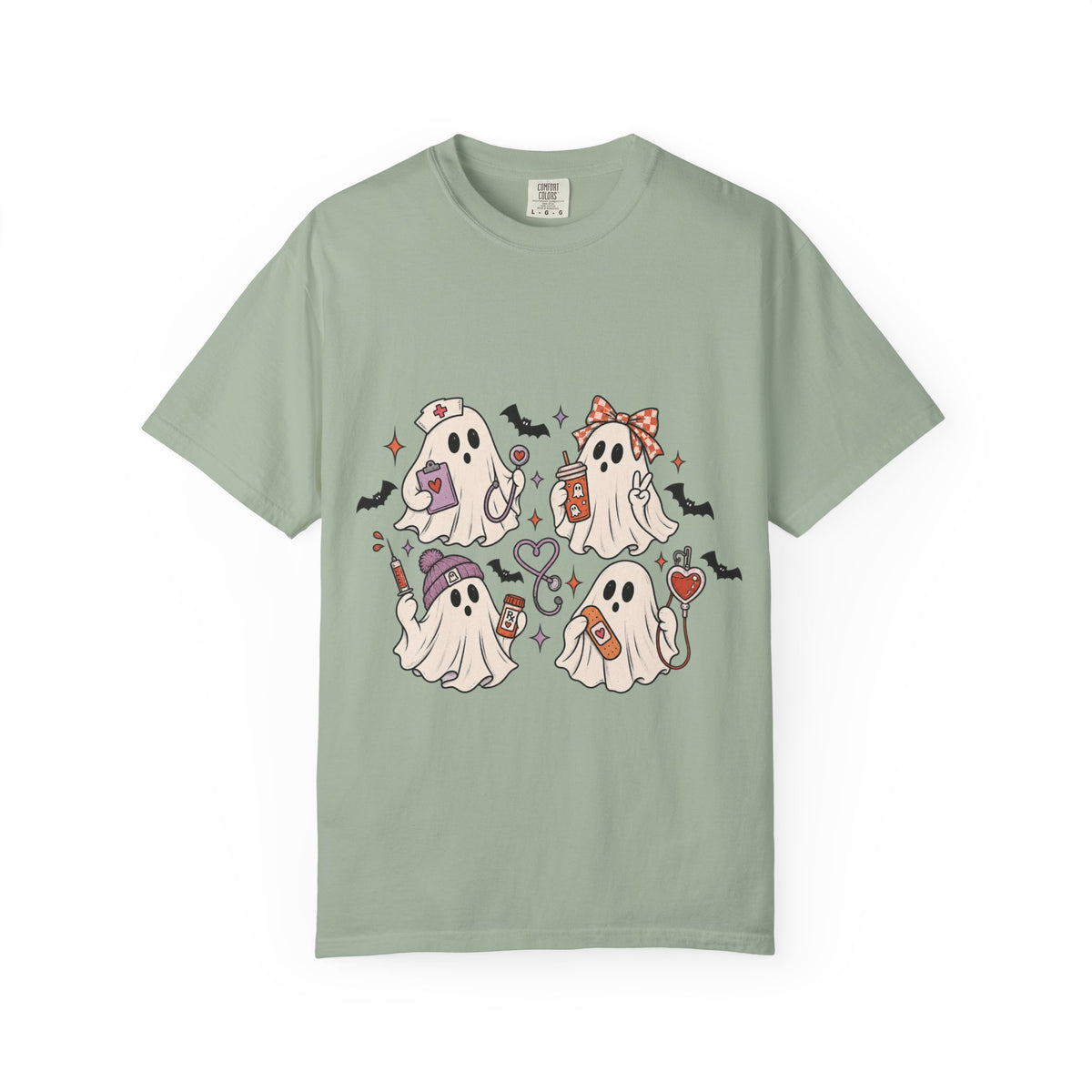 Cute Halloween Ghosts T-Shirt — Kawaii Ghost Squad Costume Tee
