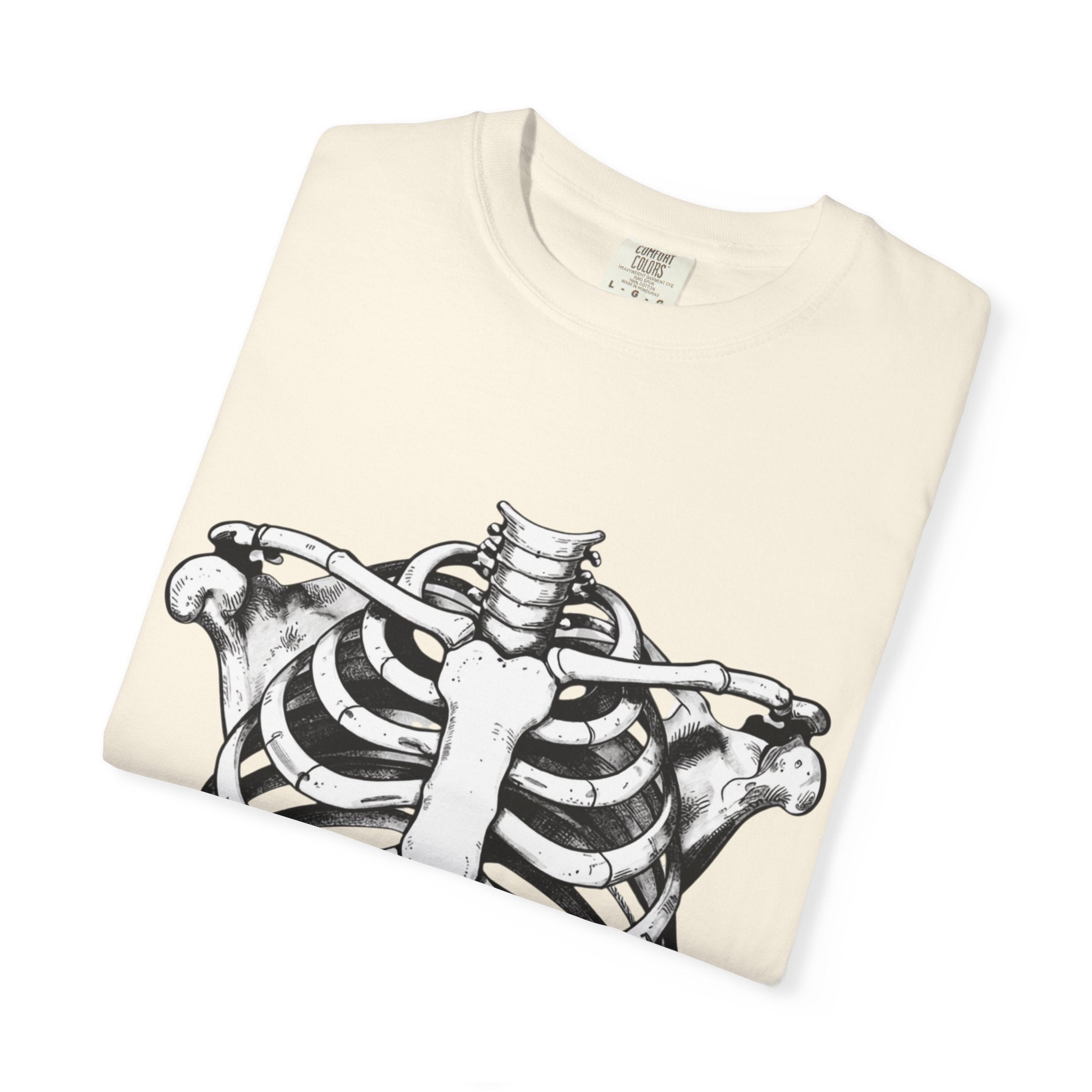 Rib Cage Anatomy T-Shirt — Vintage Skeleton Graphic Tee