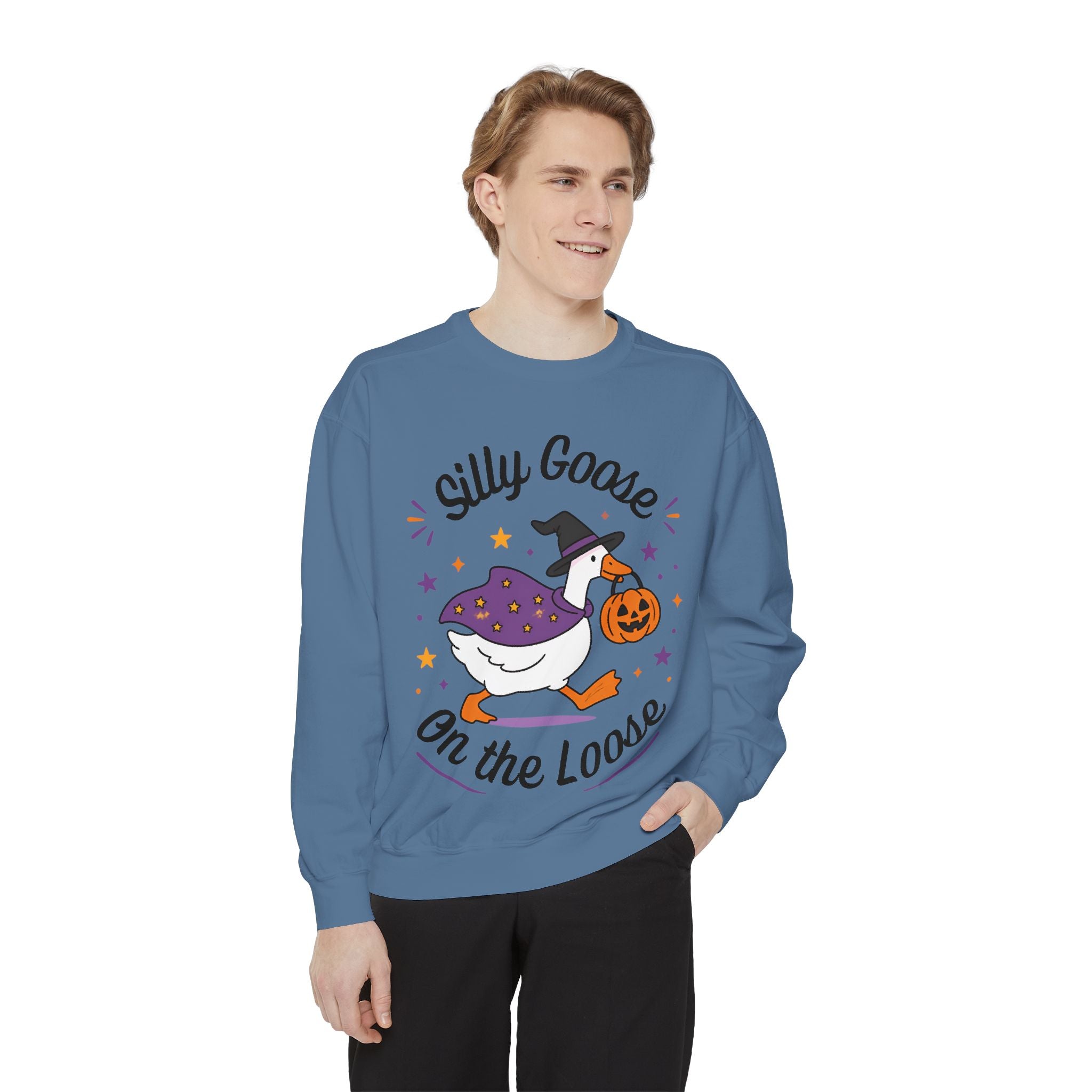 Silly Goose On The Loose Halloween Sweatshirt