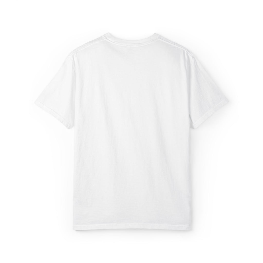 Overstimulated Tee — Minimalist White Graphic T‑Shirt