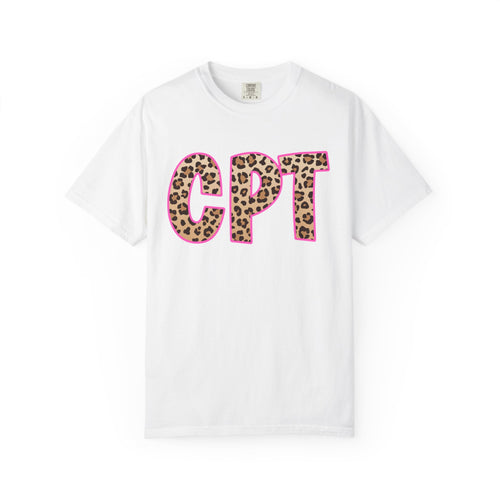 CPT Leopard Print- Phlebotomy T‑Shirt