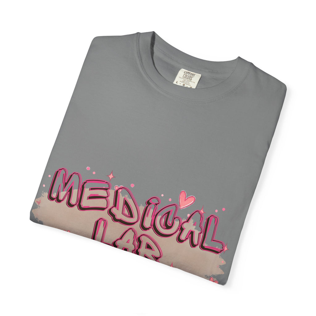 Medical Lab Tech T-Shirt — Cute Heart Design for Lab Professionals