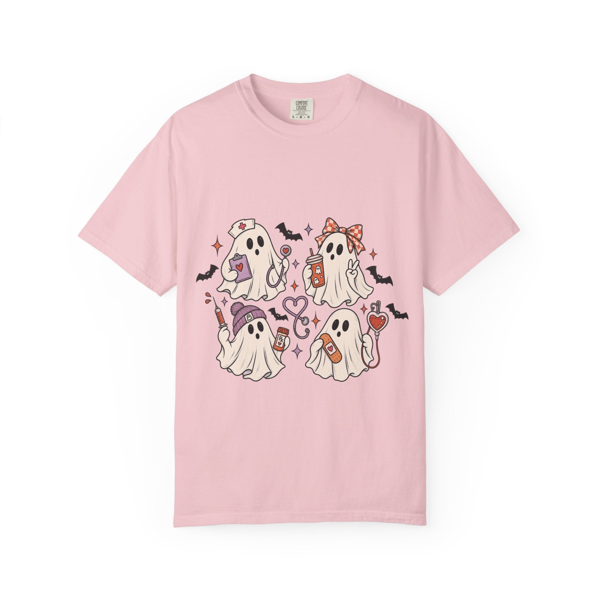 Cute Halloween Ghosts T-Shirt — Kawaii Ghost Squad Costume Tee
