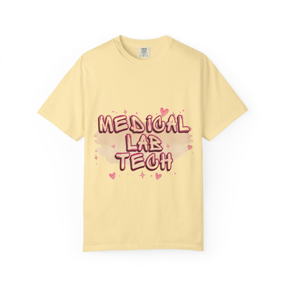 Medical Lab Tech T-Shirt — Cute Heart Design for Lab Professionals