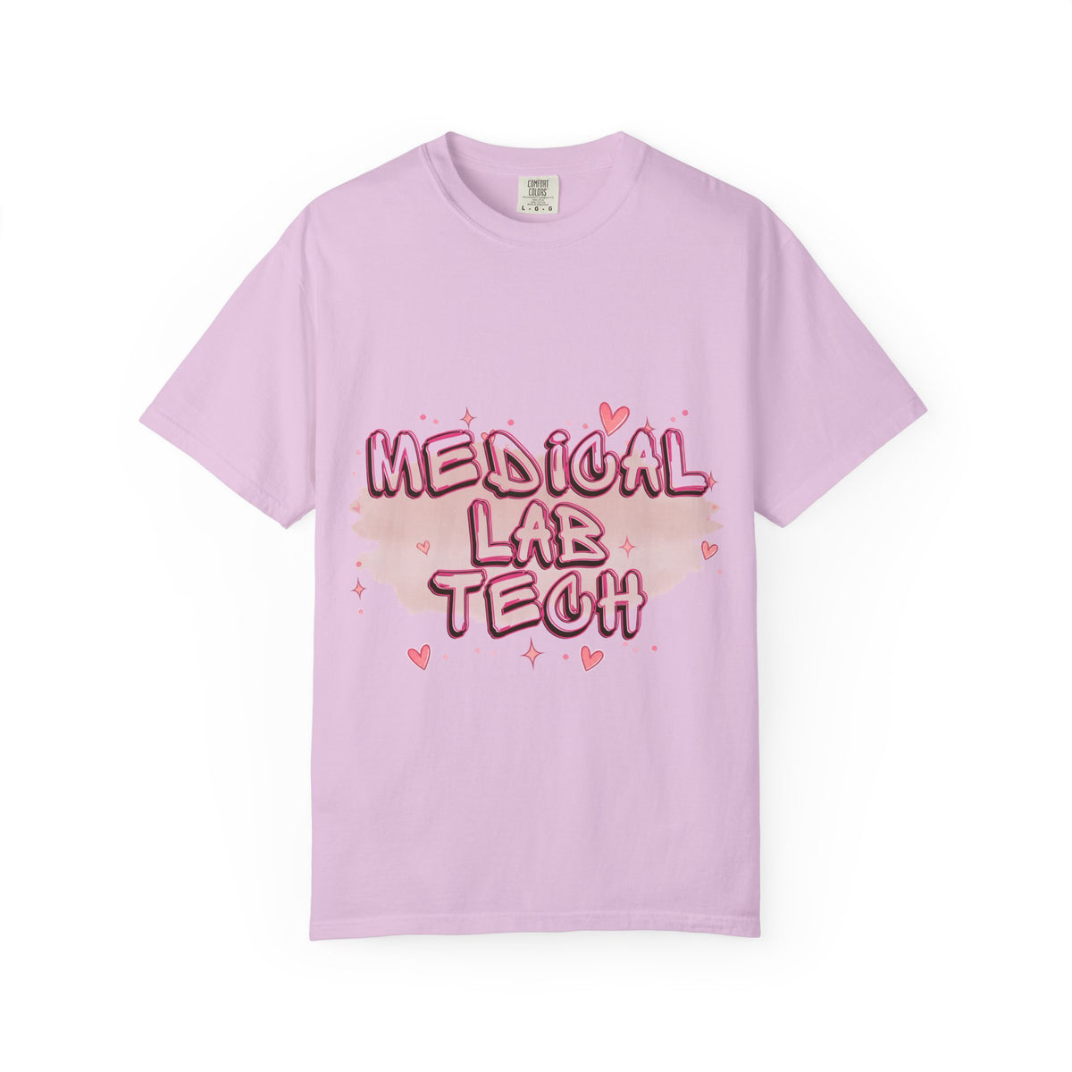 Medical Lab Tech T-Shirt — Cute Heart Design for Lab Professionals