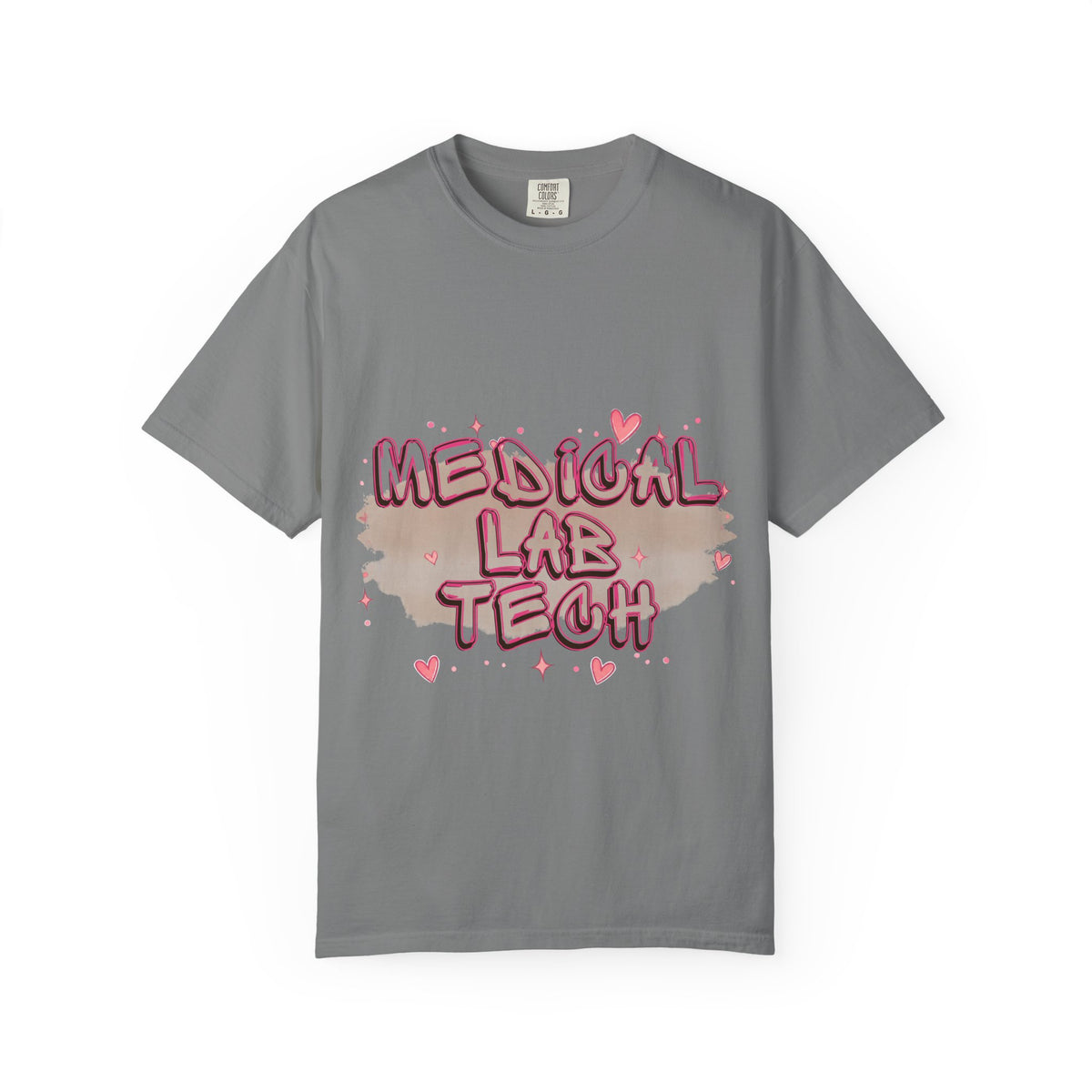 Medical Lab Tech T-Shirt — Cute Heart Design for Lab Professionals