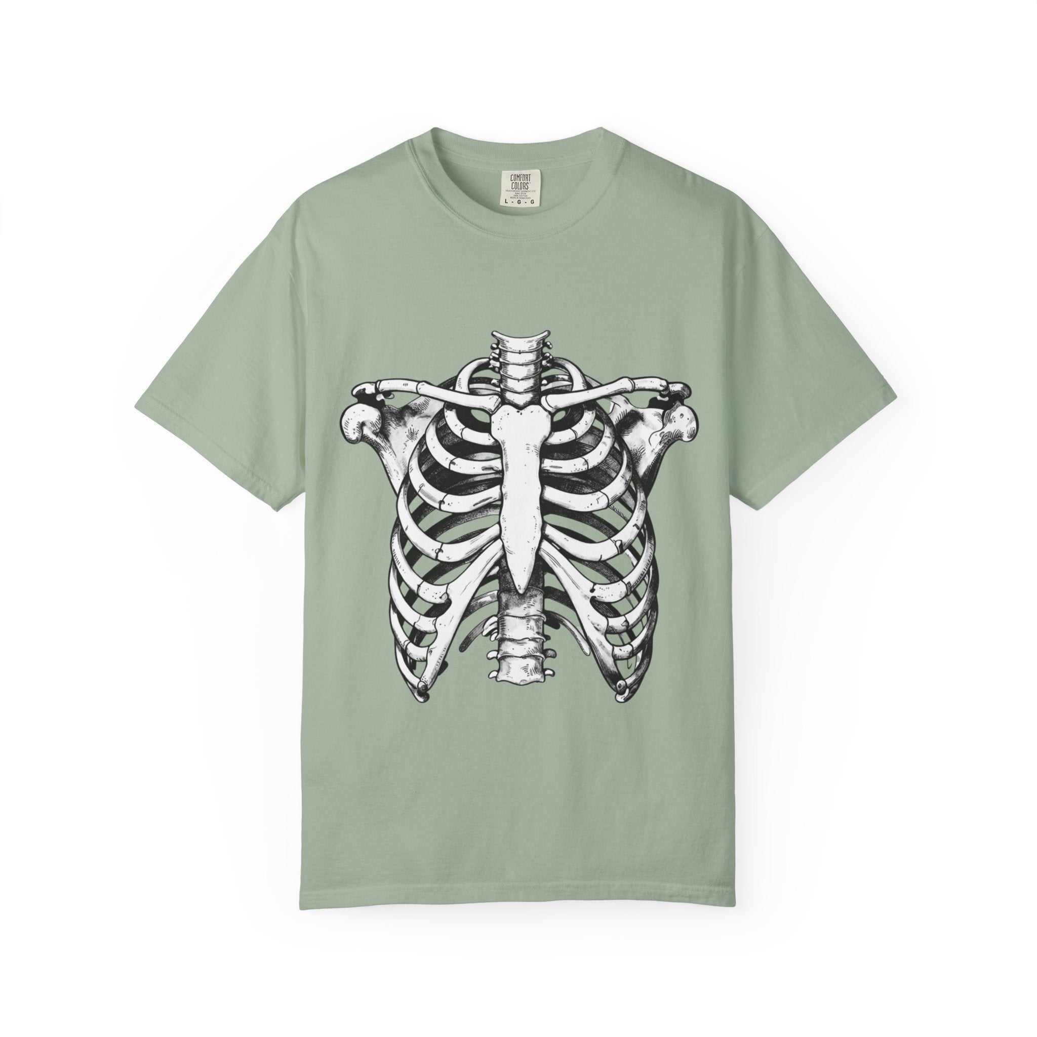 Rib Cage Anatomy T-Shirt — Vintage Skeleton Graphic Tee