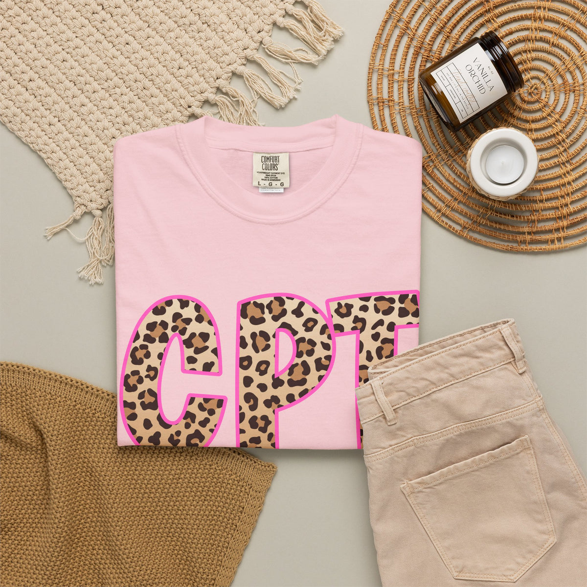 CPT Leopard Print- Phlebotomy T‑Shirt