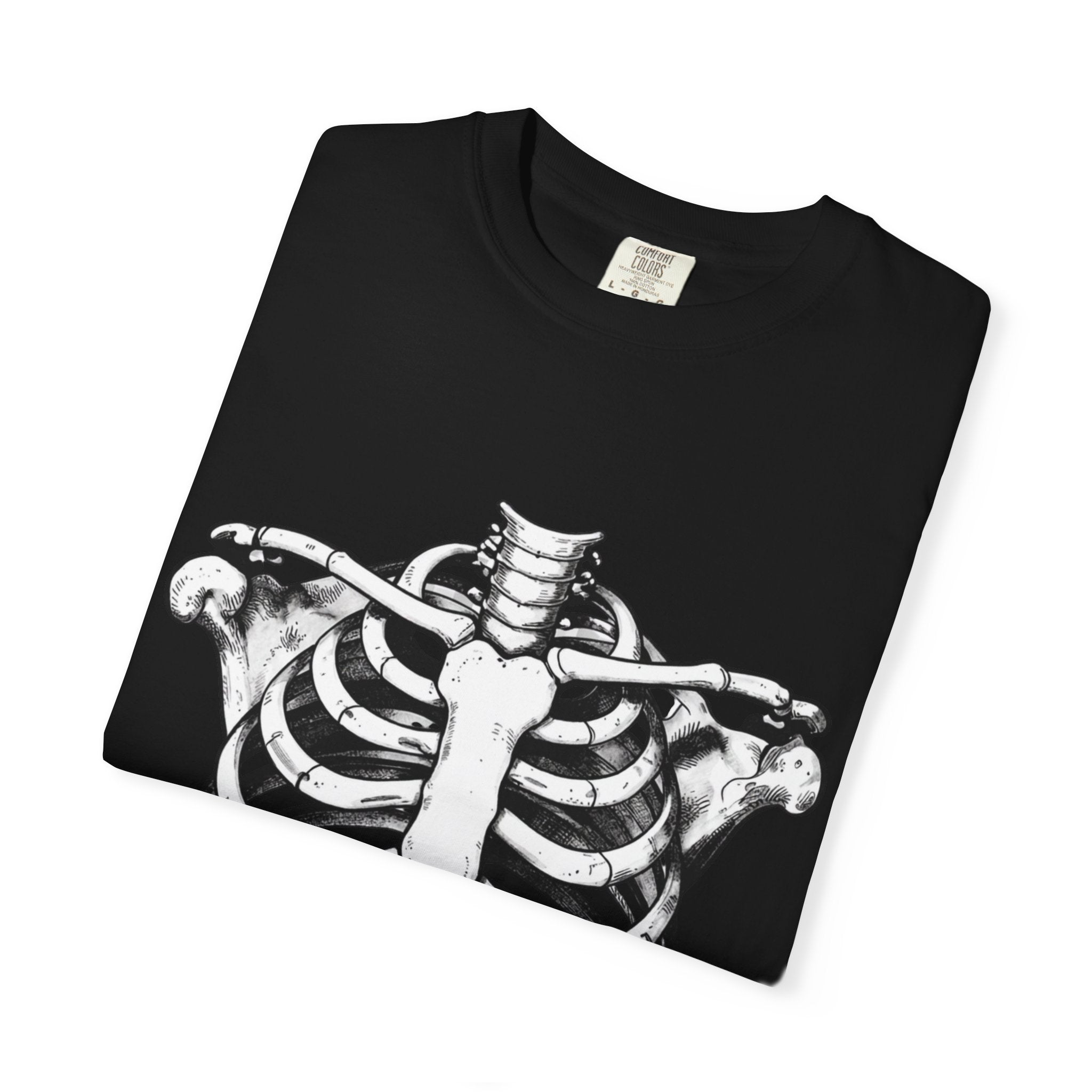 Rib Cage Anatomy T-Shirt — Vintage Skeleton Graphic Tee