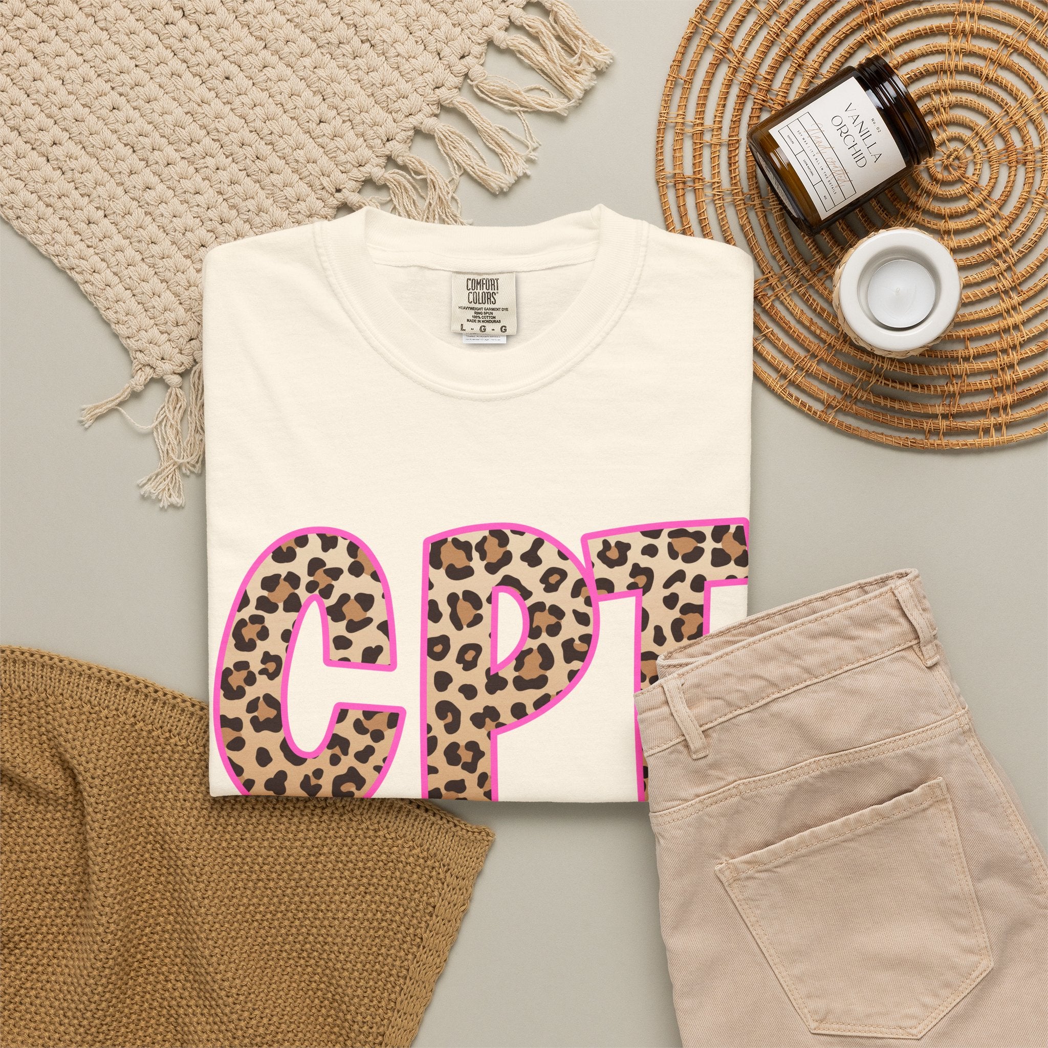 CPT Leopard Print- Phlebotomy T‑Shirt