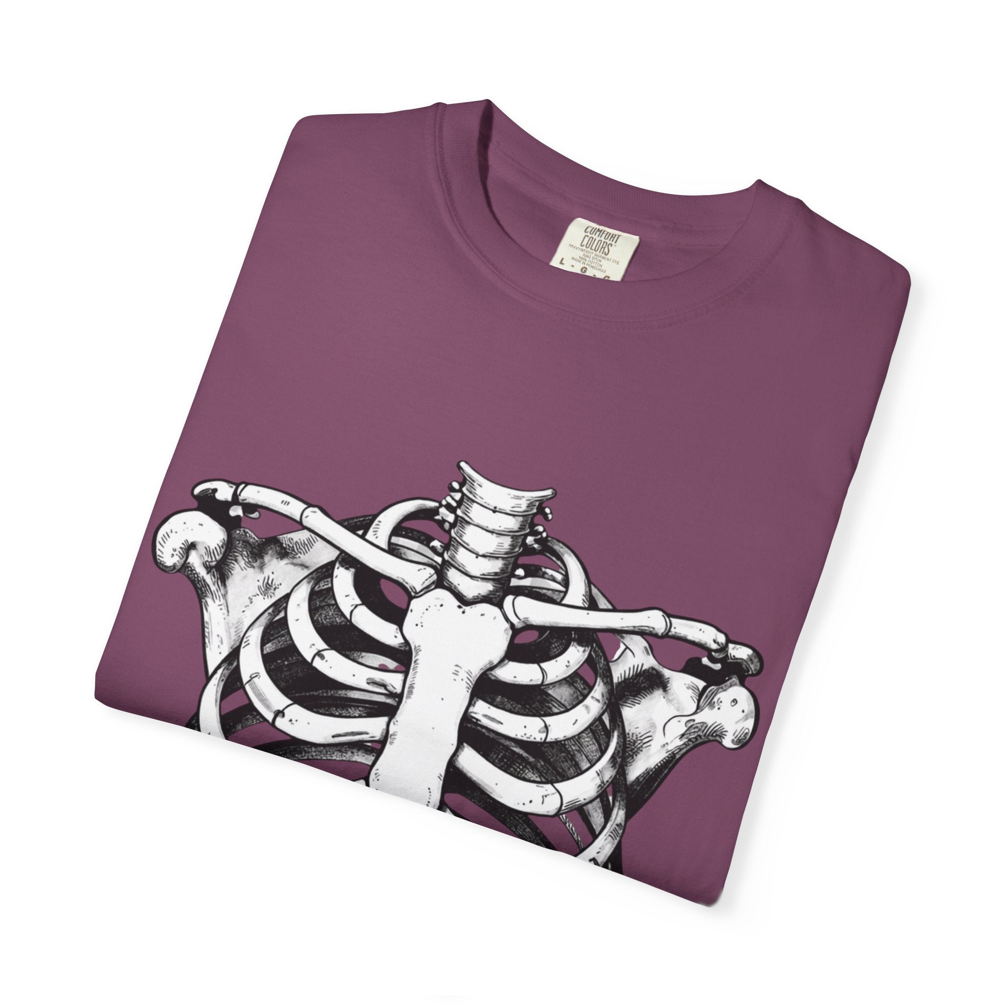 Rib Cage Anatomy T-Shirt — Vintage Skeleton Graphic Tee