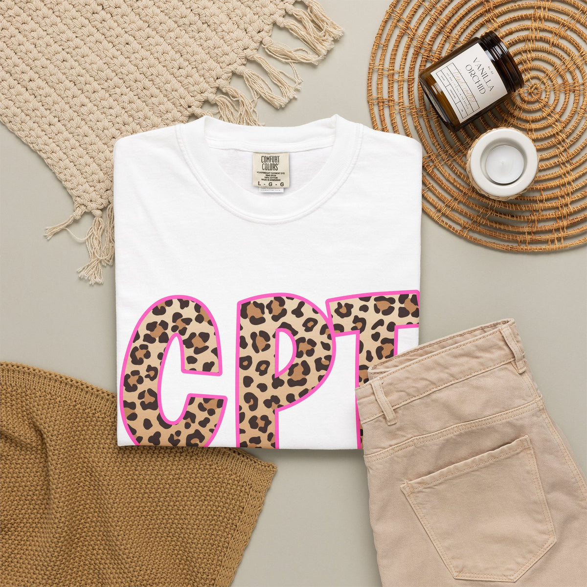 CPT Leopard Print- Phlebotomy T‑Shirt