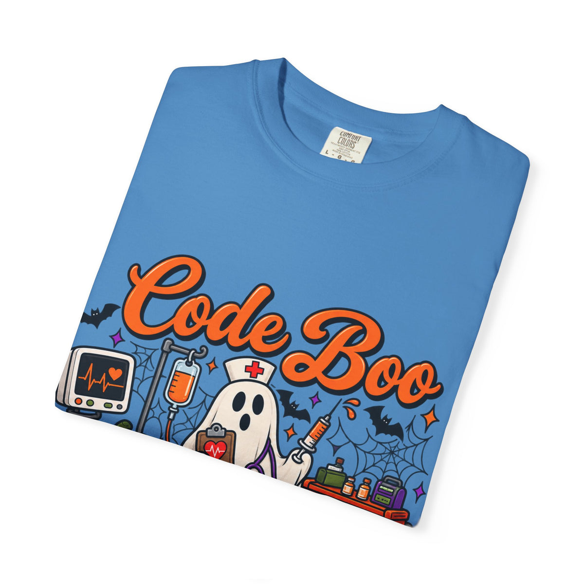 Code Boo in the ER T-Shirt — Halloween Nurse/EMT Medical Tee