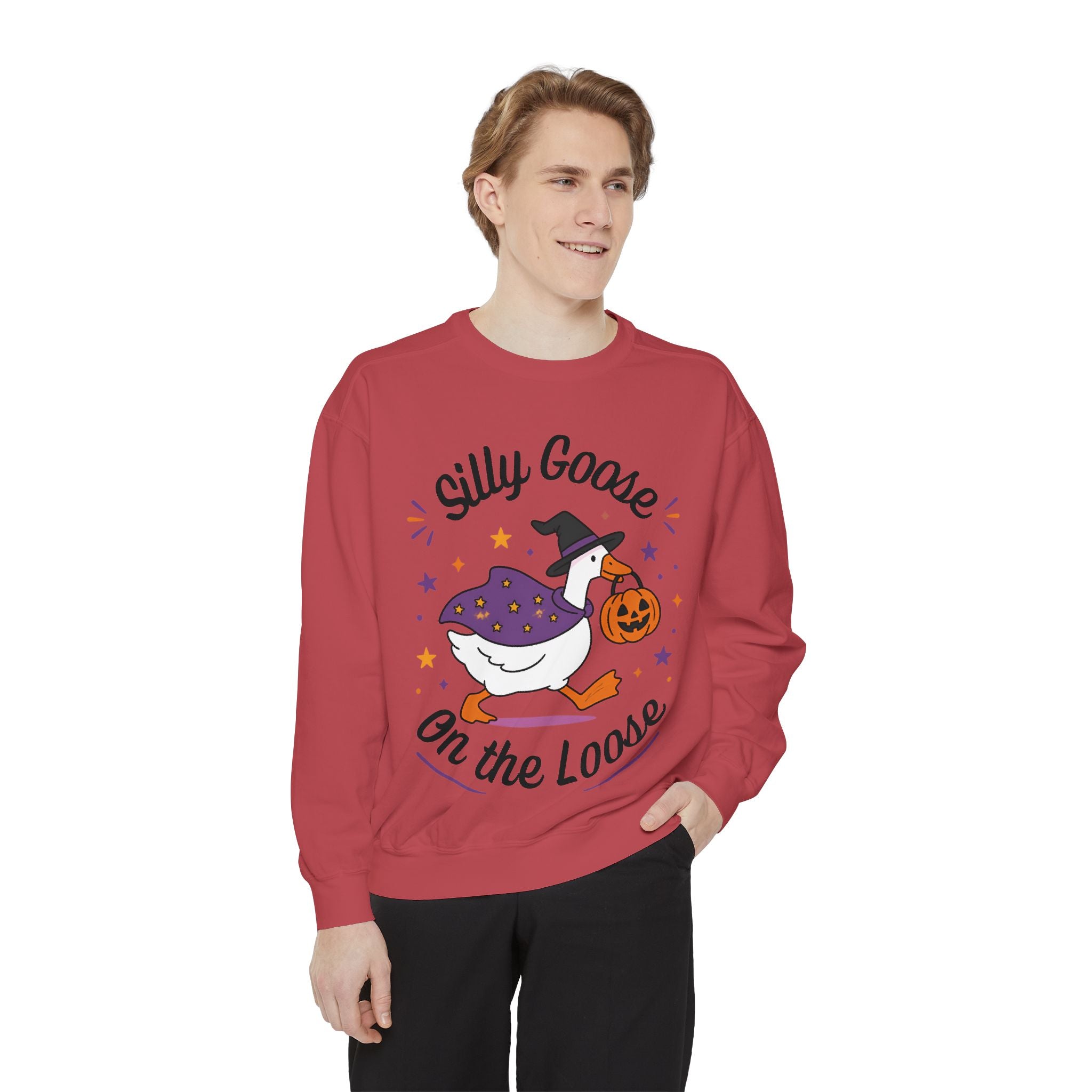 Silly Goose On The Loose Halloween Sweatshirt