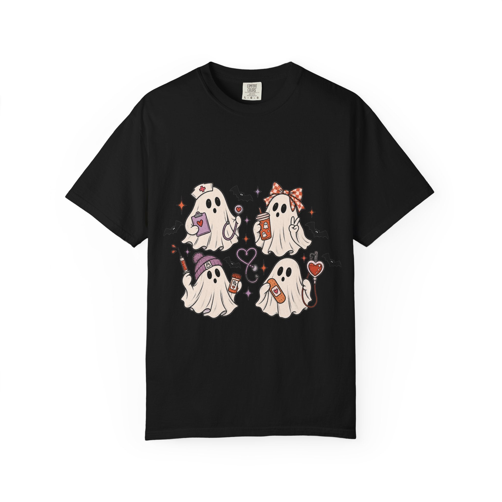 Cute Halloween Ghosts T-Shirt — Kawaii Ghost Squad Costume Tee