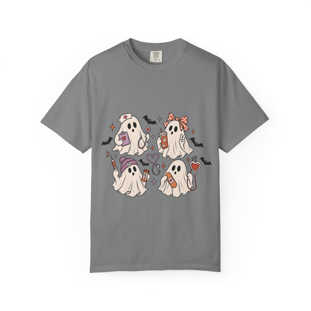 Cute Halloween Ghosts T-Shirt — Kawaii Ghost Squad Costume Tee