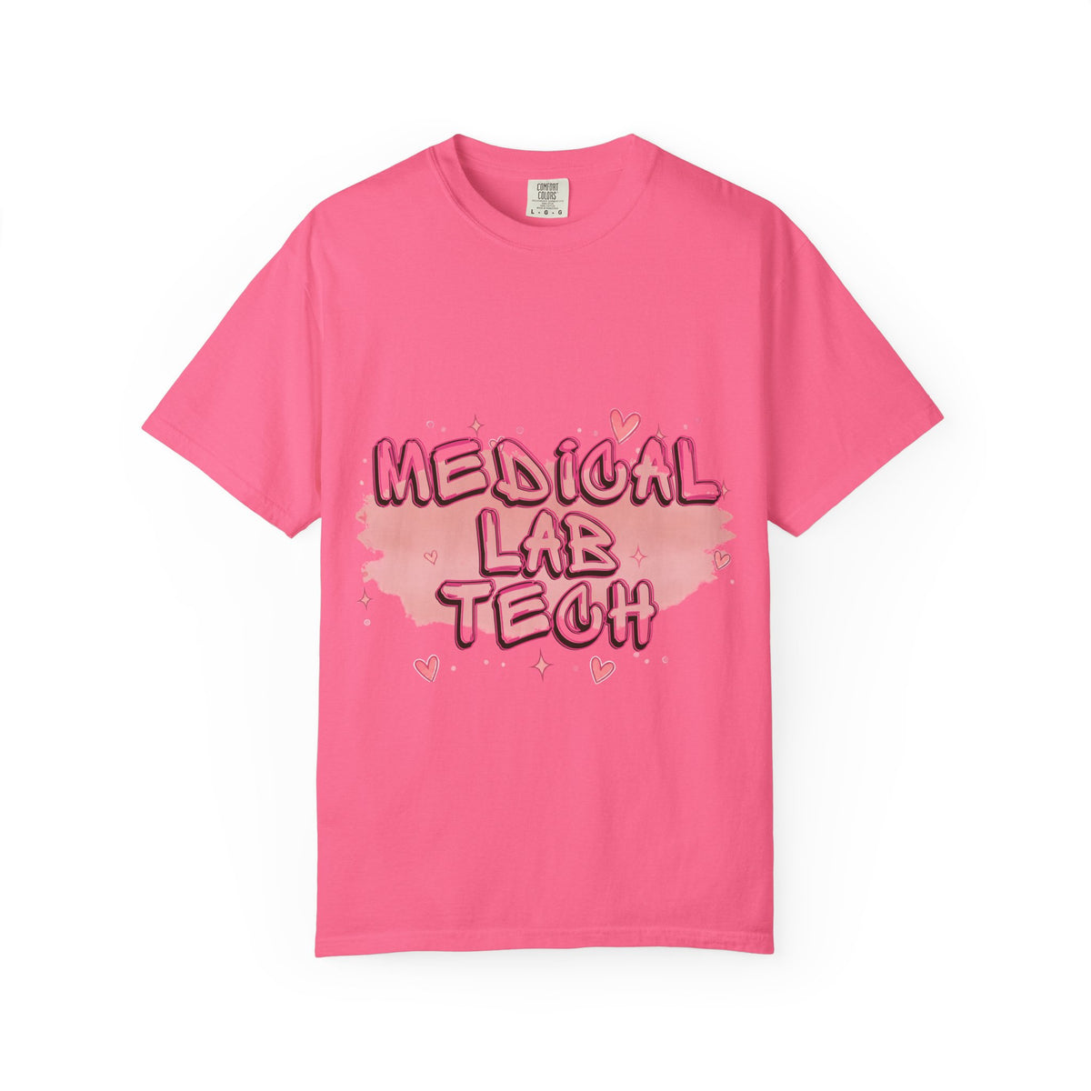 Medical Lab Tech T-Shirt — Cute Heart Design for Lab Professionals