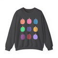 Pumpkin grid autumn Crewneck Sweatshirt