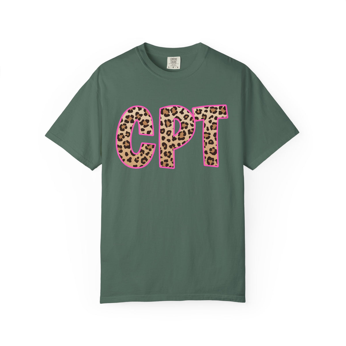 CPT Leopard Print- Phlebotomy T‑Shirt