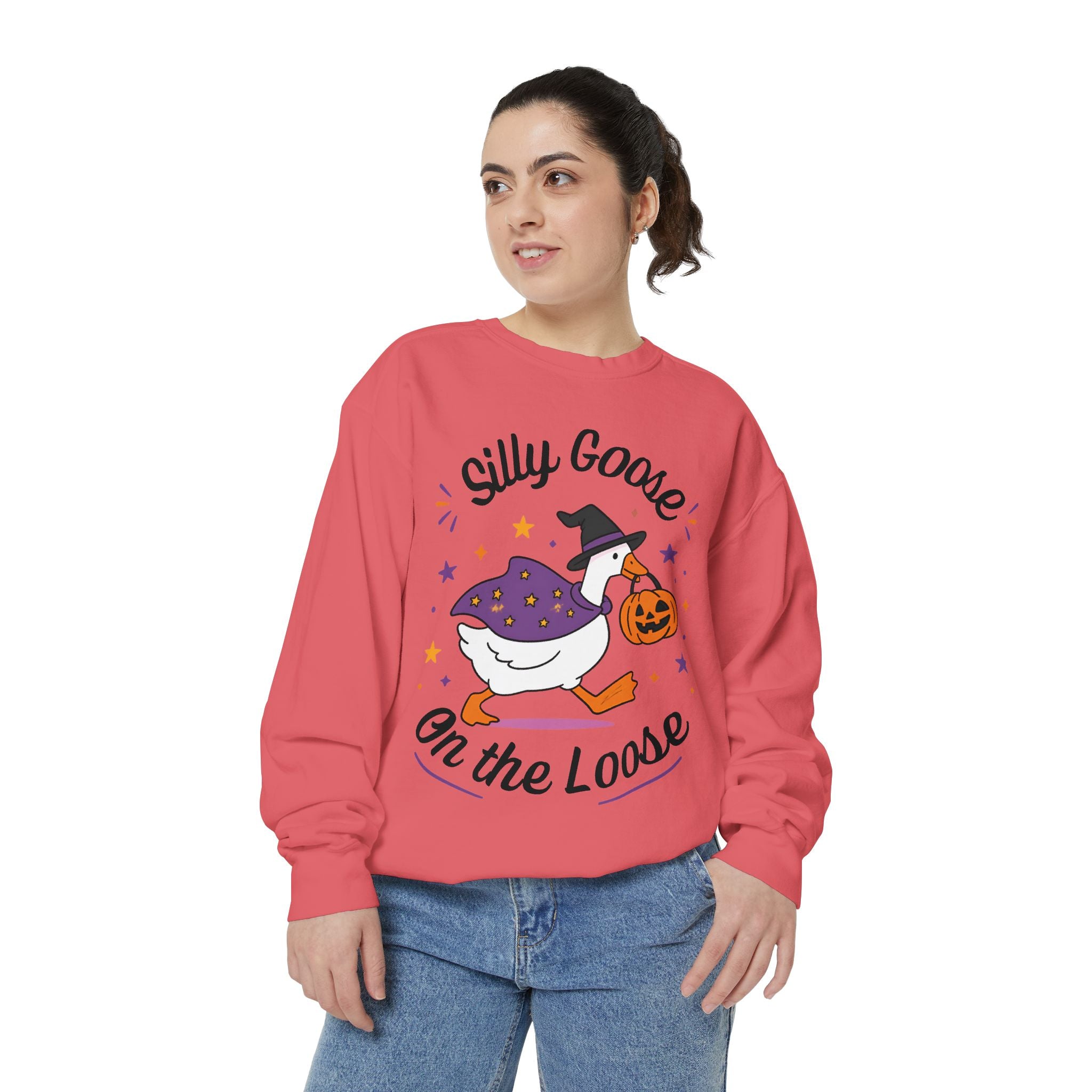 Silly Goose On The Loose Halloween Sweatshirt