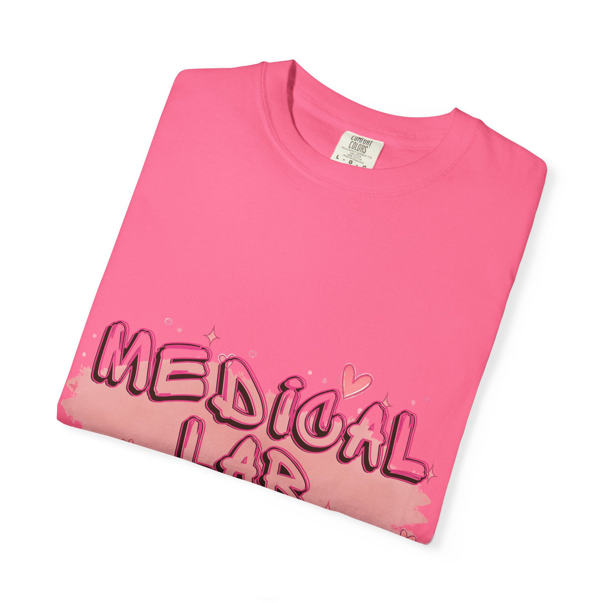 Medical Lab Tech T-Shirt — Cute Heart Design for Lab Professionals