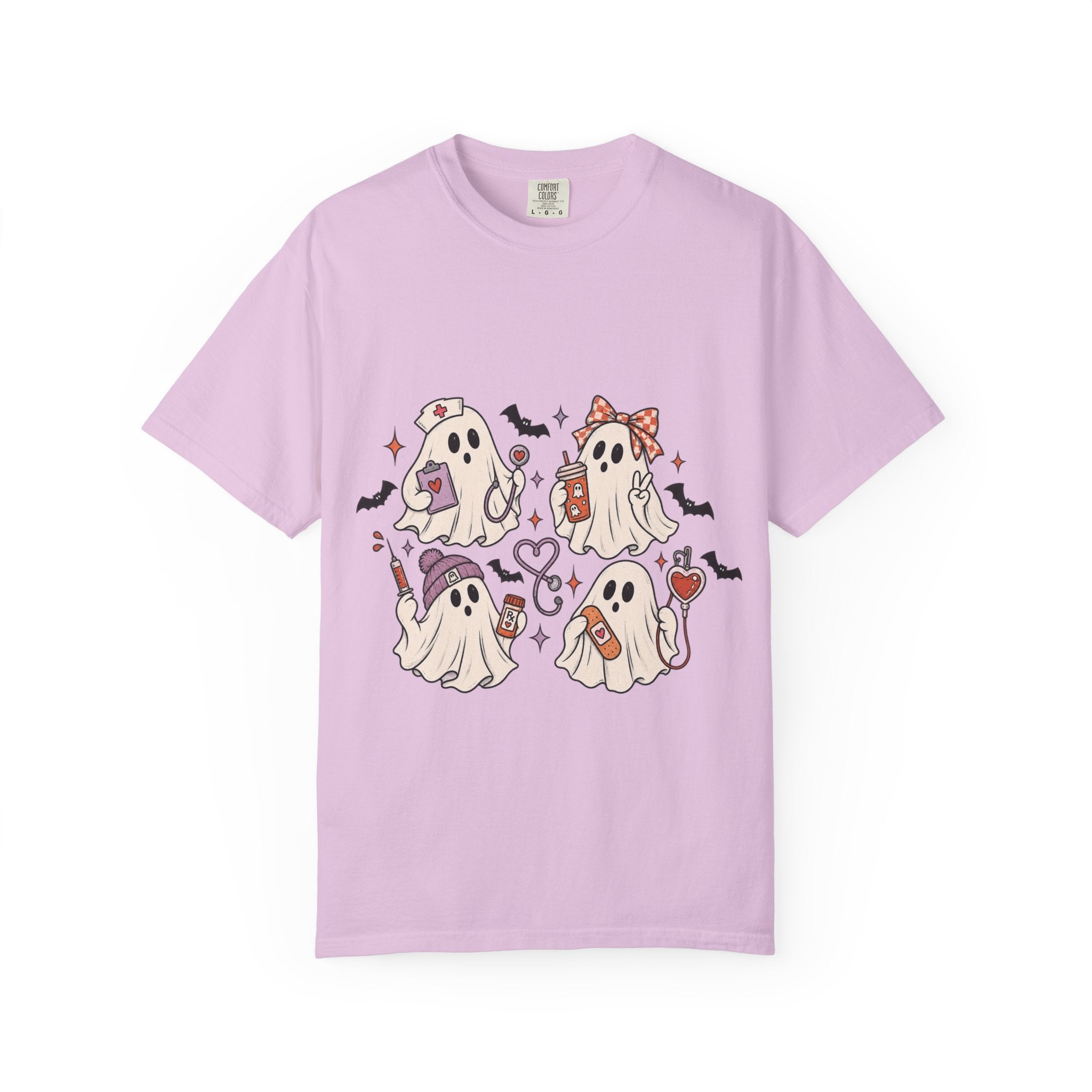 Cute Halloween Ghosts T-Shirt — Kawaii Ghost Squad Costume Tee