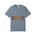 Howdy Leopard Print Tee — Western Graphic Cotton T‑Shirt