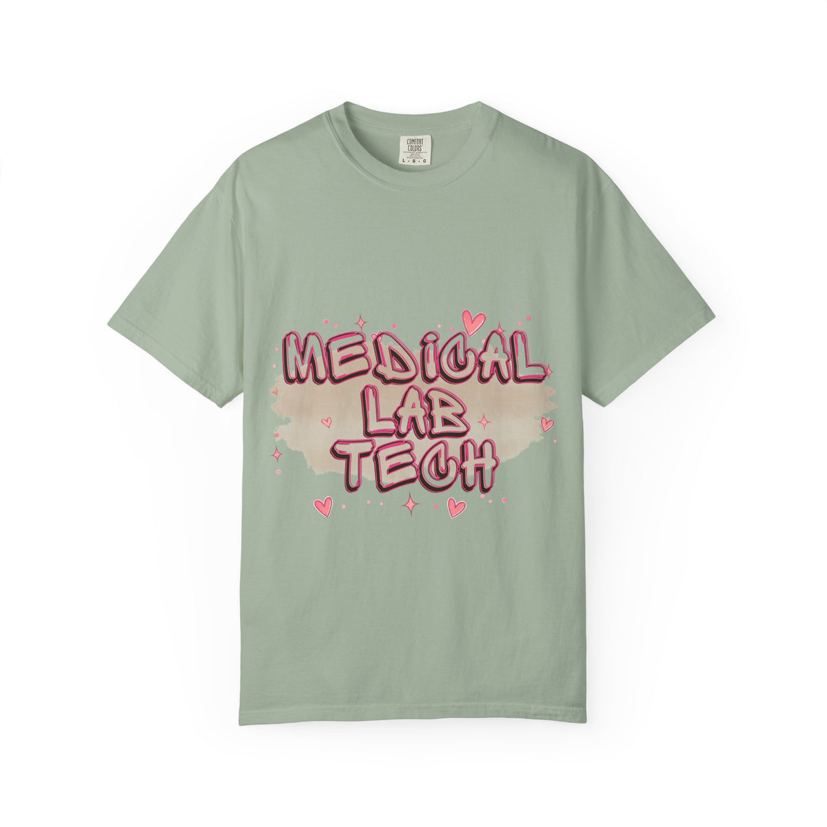 Medical Lab Tech T-Shirt — Cute Heart Design for Lab Professionals