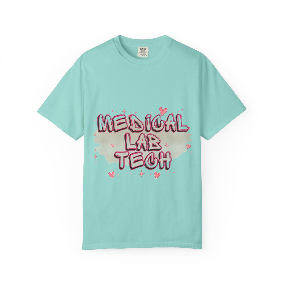 Medical Lab Tech T-Shirt — Cute Heart Design for Lab Professionals