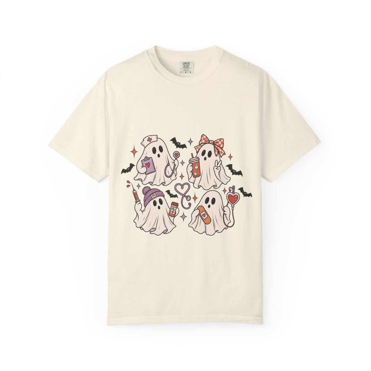 Cute Halloween Ghosts T-Shirt — Kawaii Ghost Squad Costume Tee