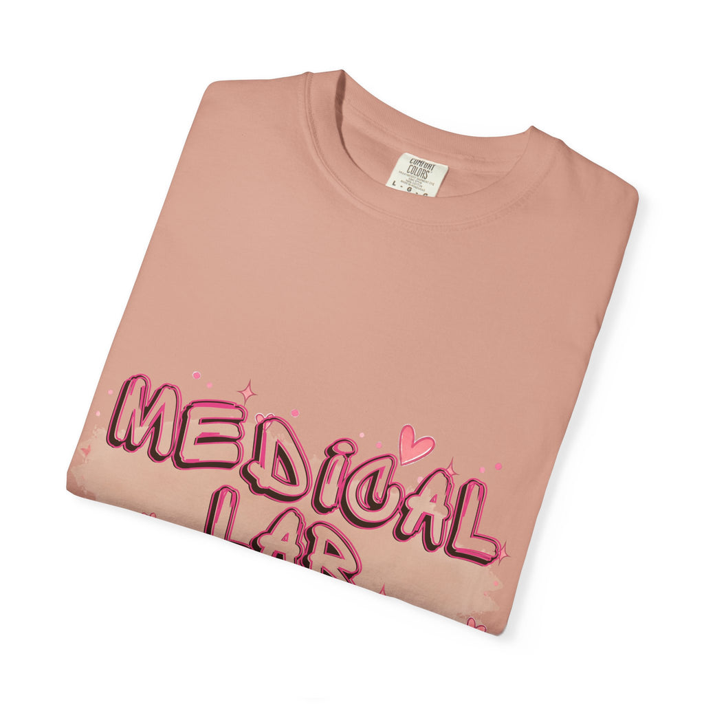 Medical Lab Tech T-Shirt — Cute Heart Design for Lab Professionals