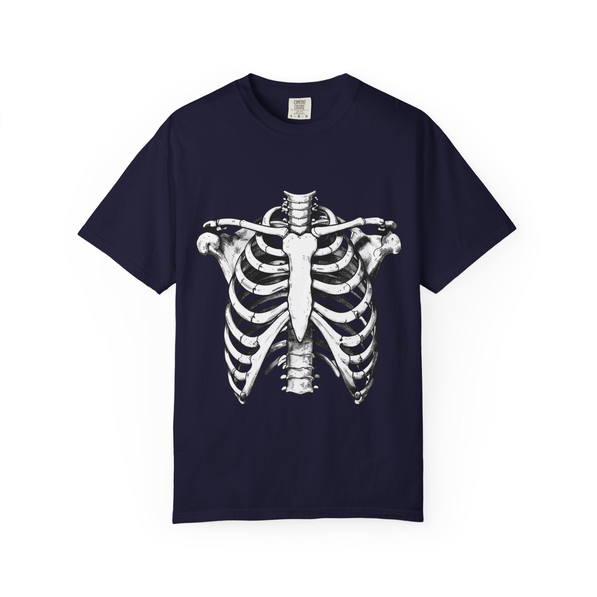 Rib Cage Anatomy T-Shirt — Vintage Skeleton Graphic Tee