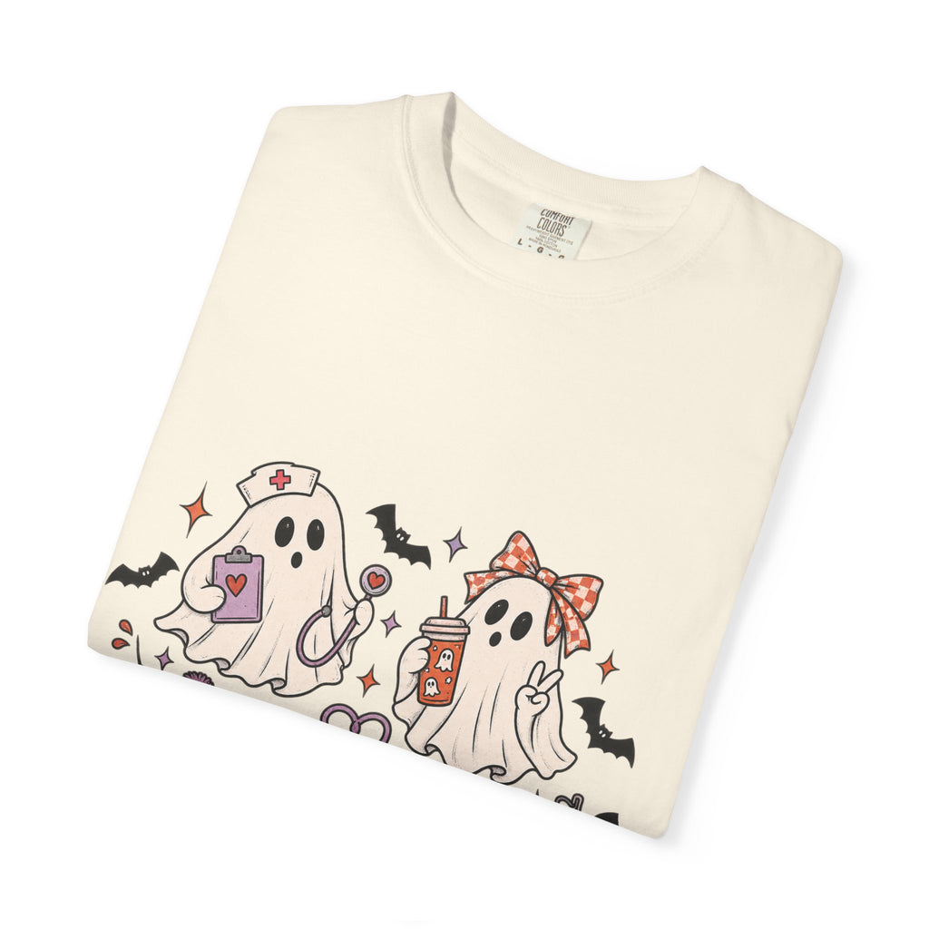 Cute Halloween Ghosts T-Shirt — Kawaii Ghost Squad Costume Tee