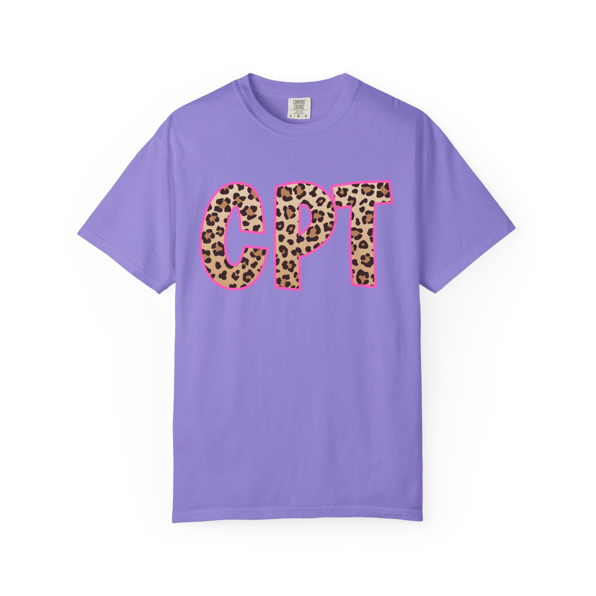 CPT Leopard Print- Phlebotomy T‑Shirt