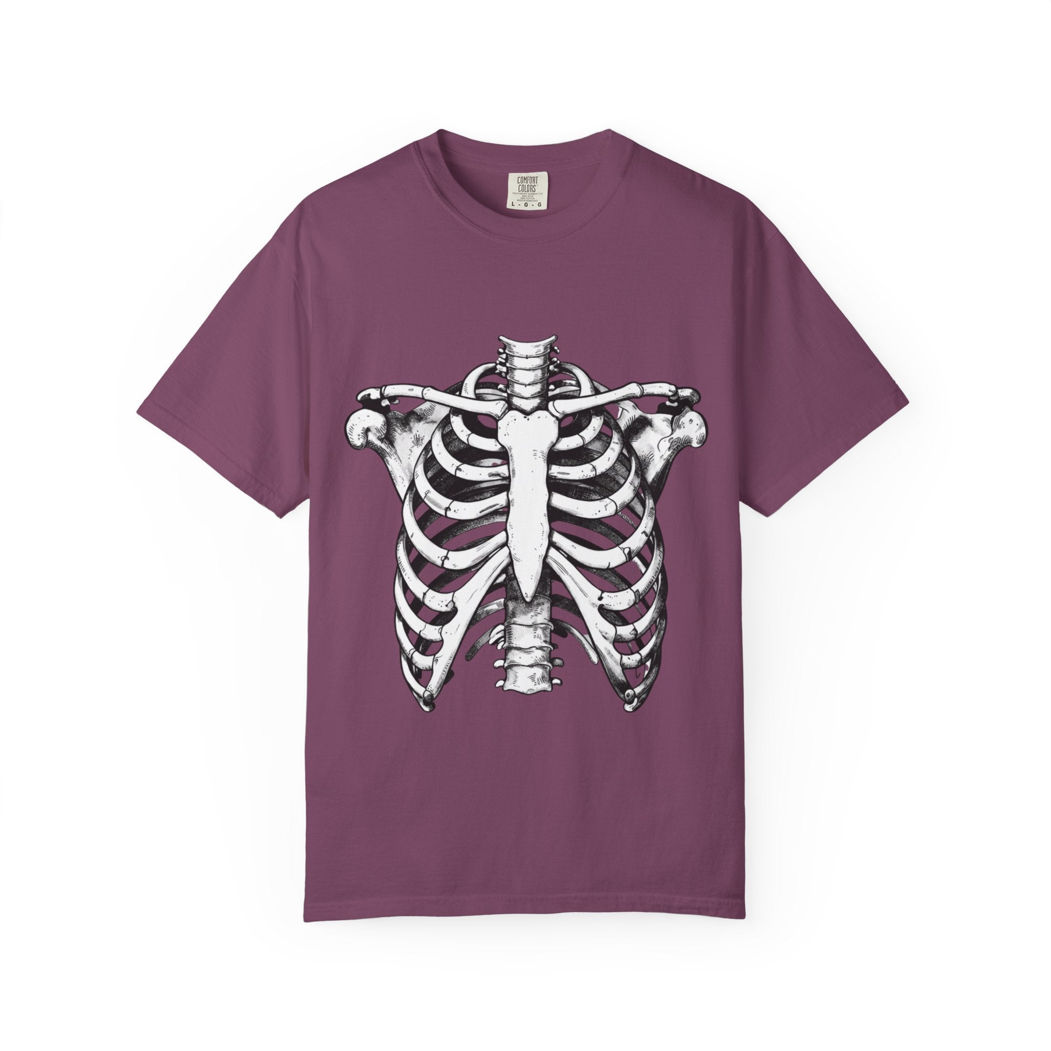 Rib Cage Anatomy T-Shirt — Vintage Skeleton Graphic Tee