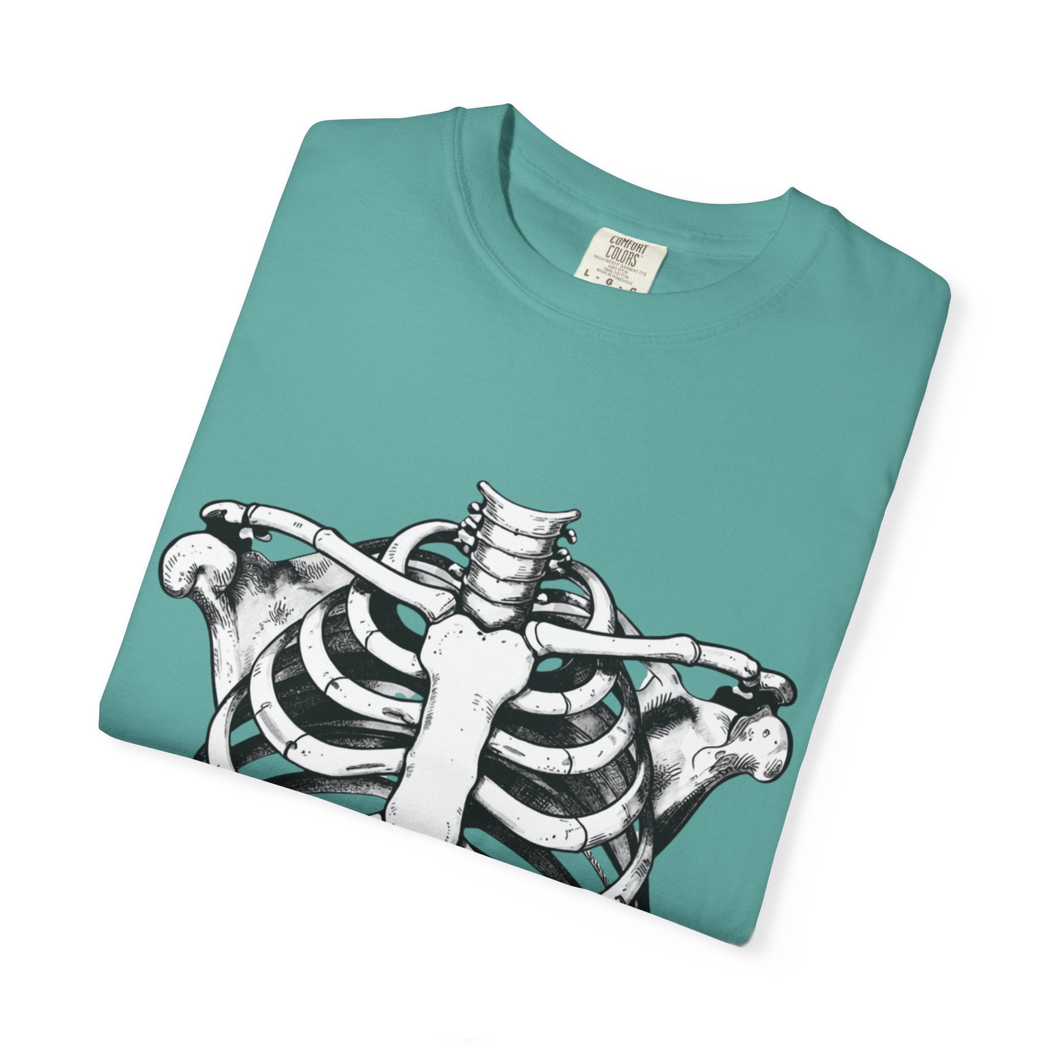 Rib Cage Anatomy T-Shirt — Vintage Skeleton Graphic Tee