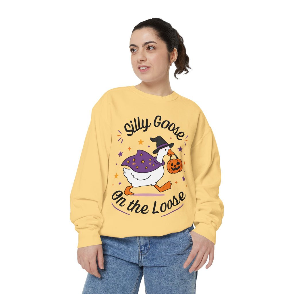 Silly Goose On The Loose Halloween Sweatshirt