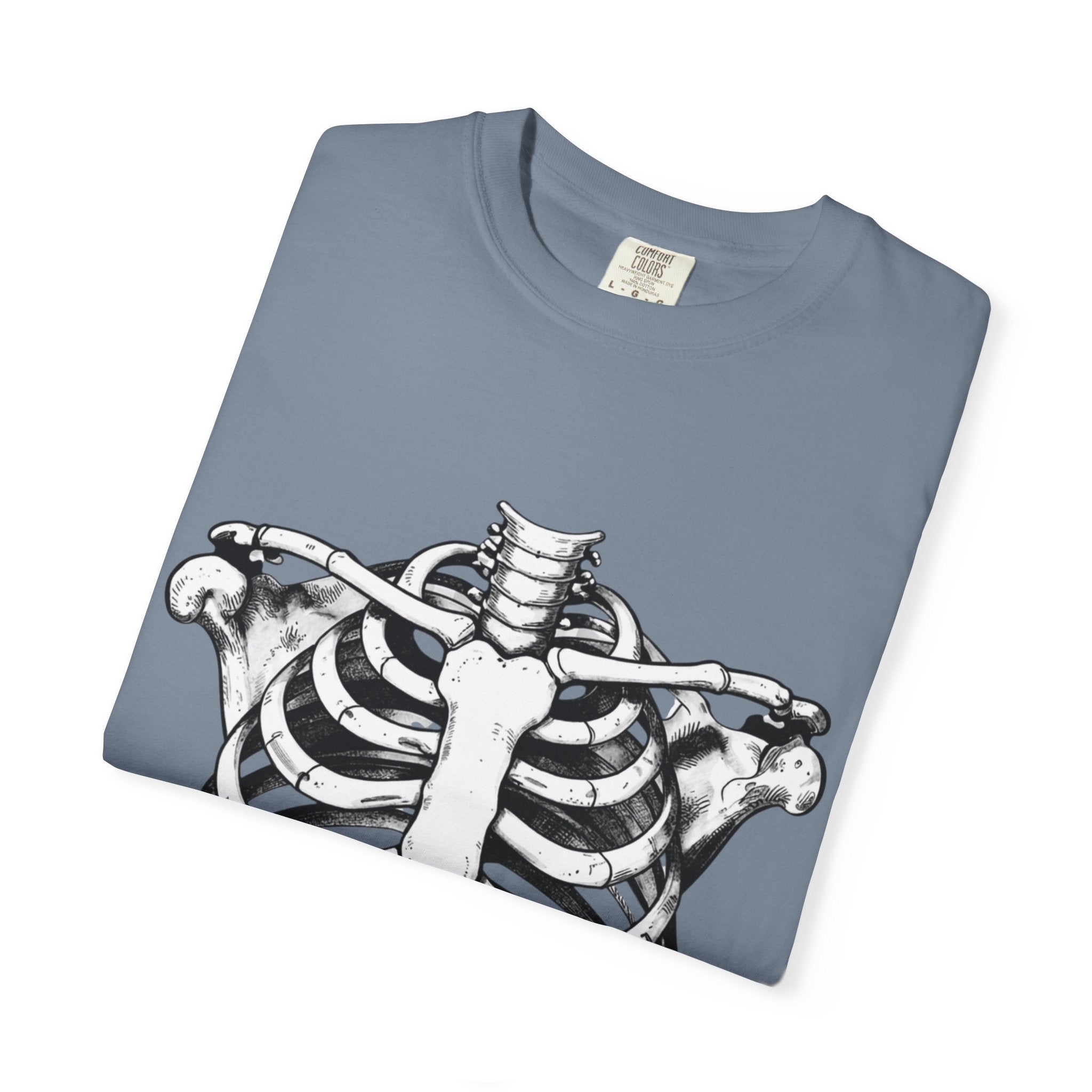 Rib Cage Anatomy T-Shirt — Vintage Skeleton Graphic Tee