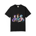 Lab Tech Team T-Shirt — Cute Cartoon Laboratory Scientist Shirt for Medical & Research Staff