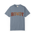 Howdy Leopard Print Tee — Western Graphic Cotton T‑Shirt