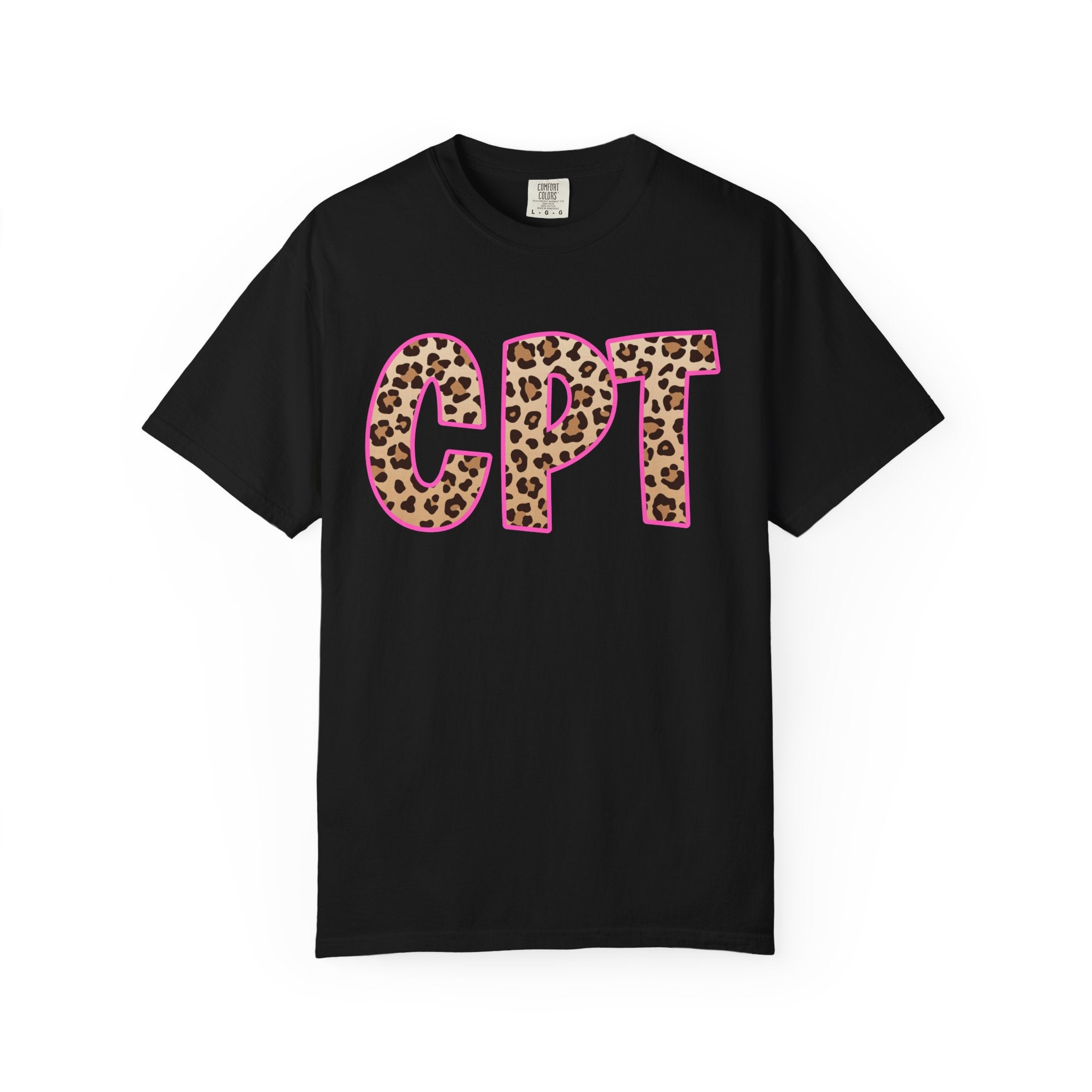 CPT Leopard Print- Phlebotomy T‑Shirt