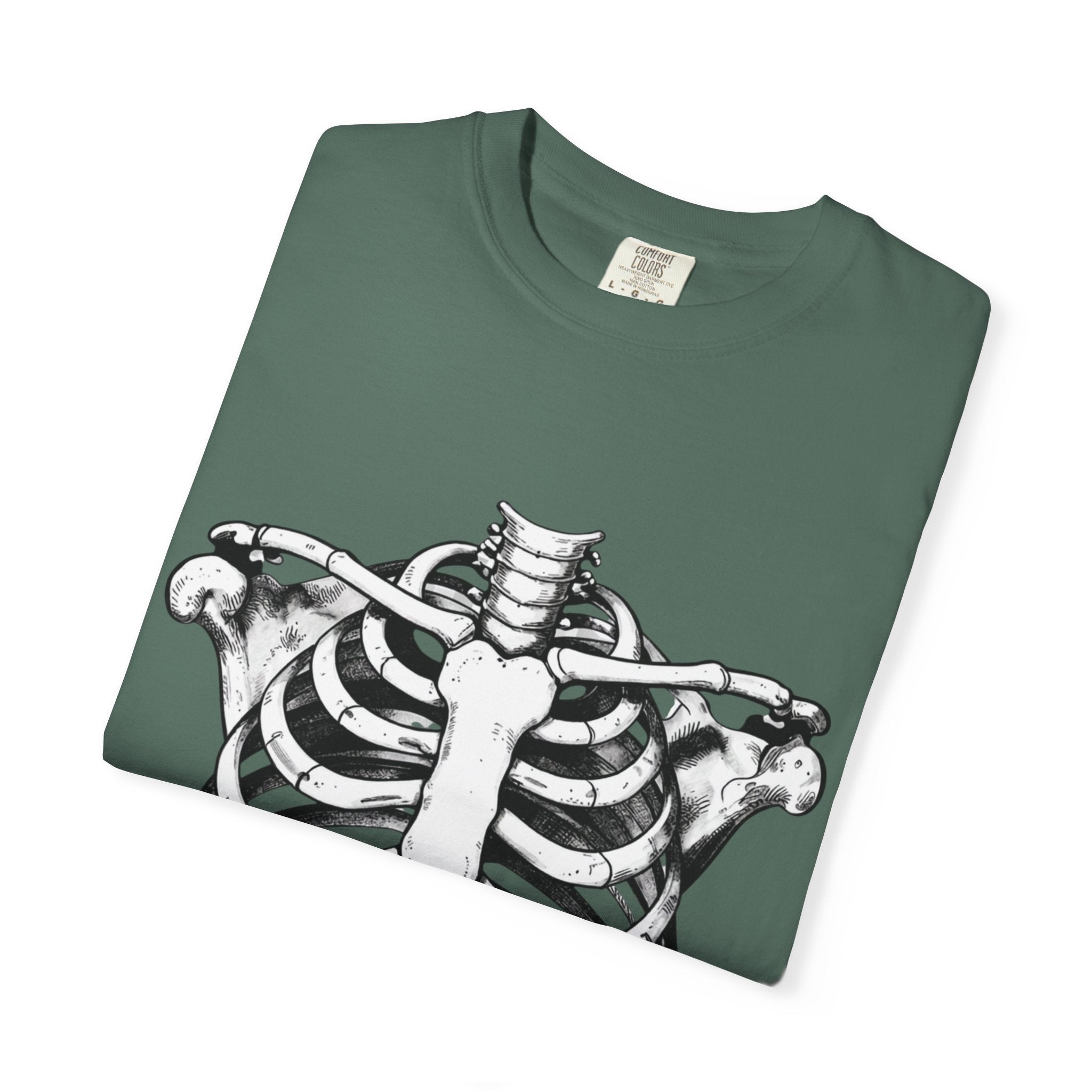 Rib Cage Anatomy T-Shirt — Vintage Skeleton Graphic Tee