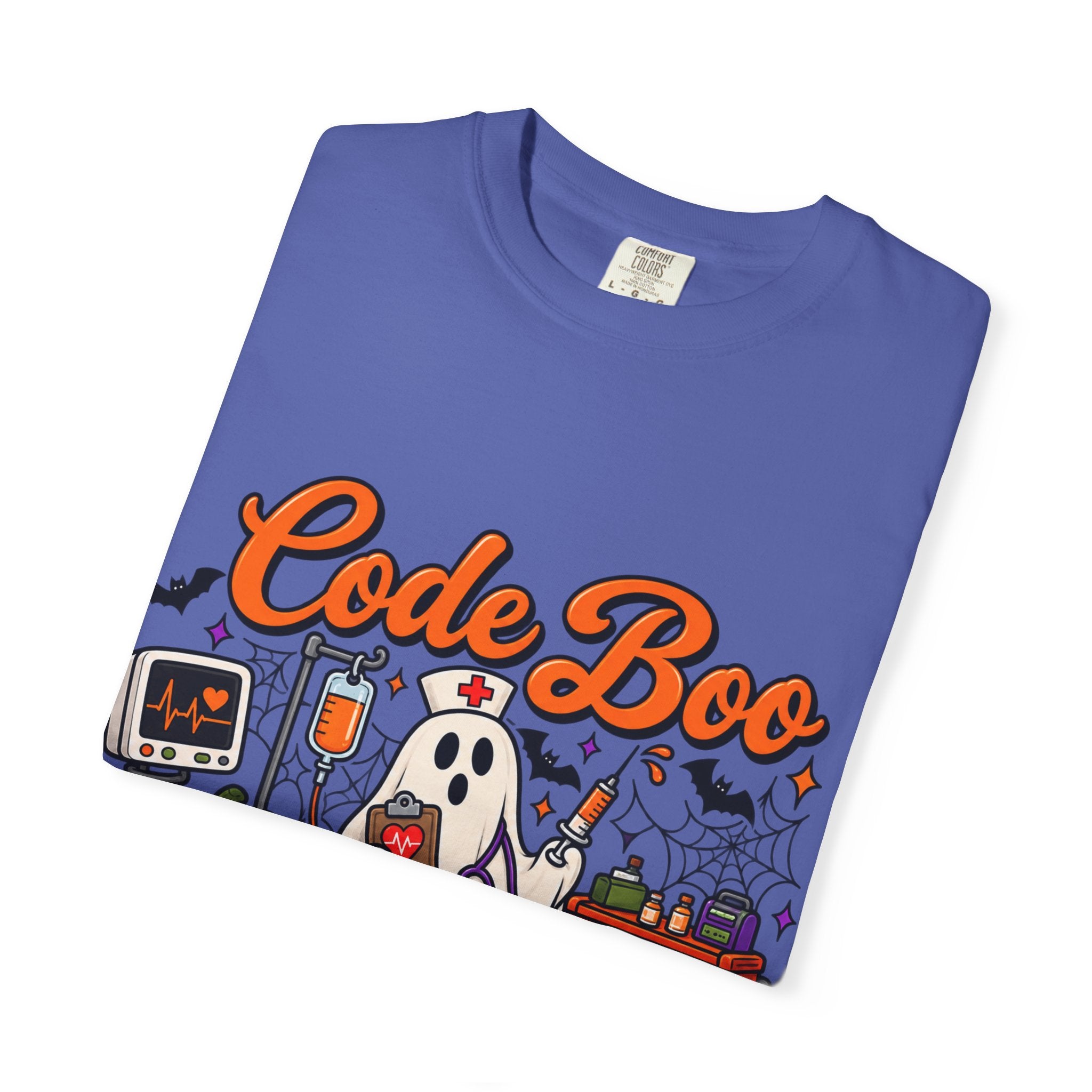 Code Boo in the ER T-Shirt — Halloween Nurse/EMT Medical Tee