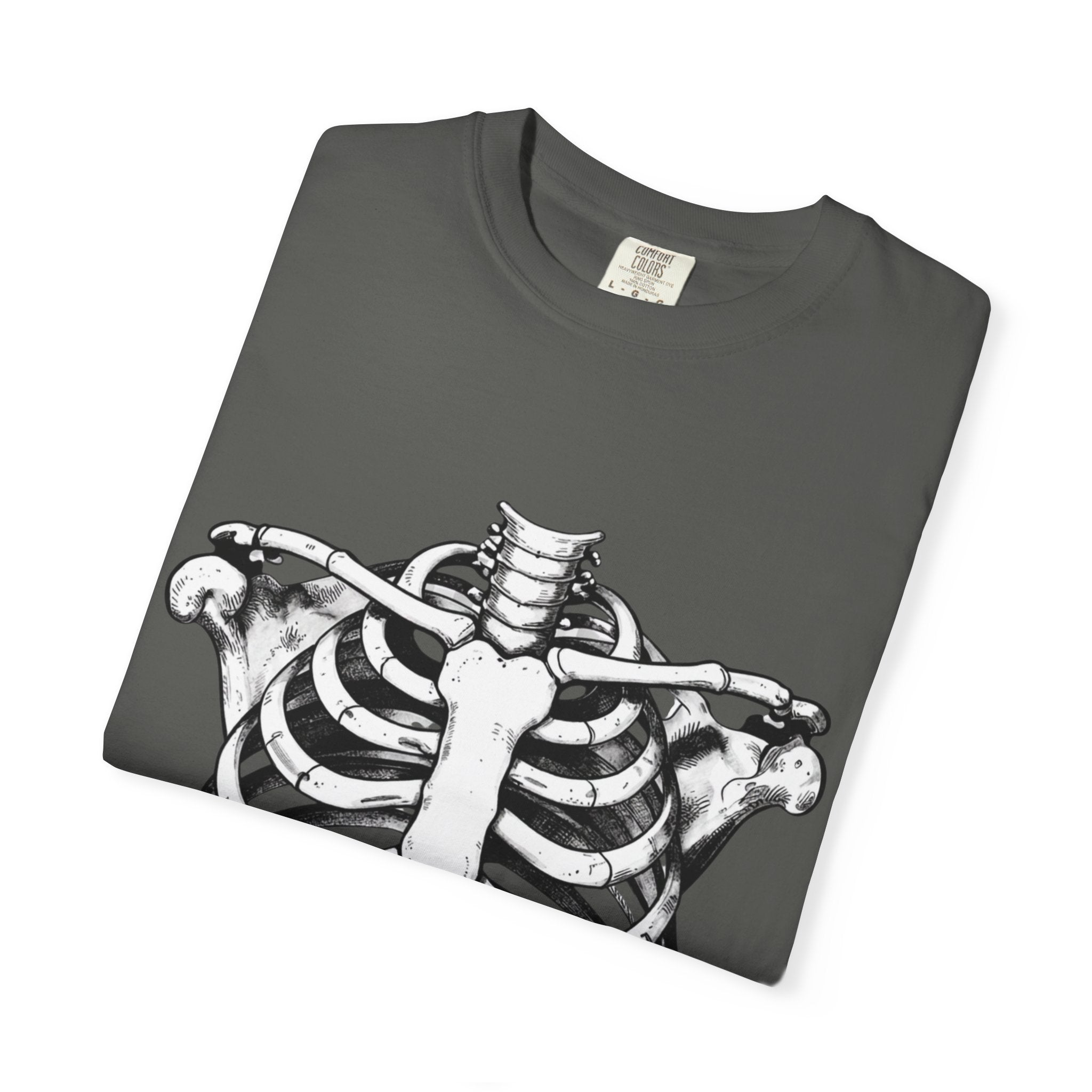 Rib Cage Anatomy T-Shirt — Vintage Skeleton Graphic Tee