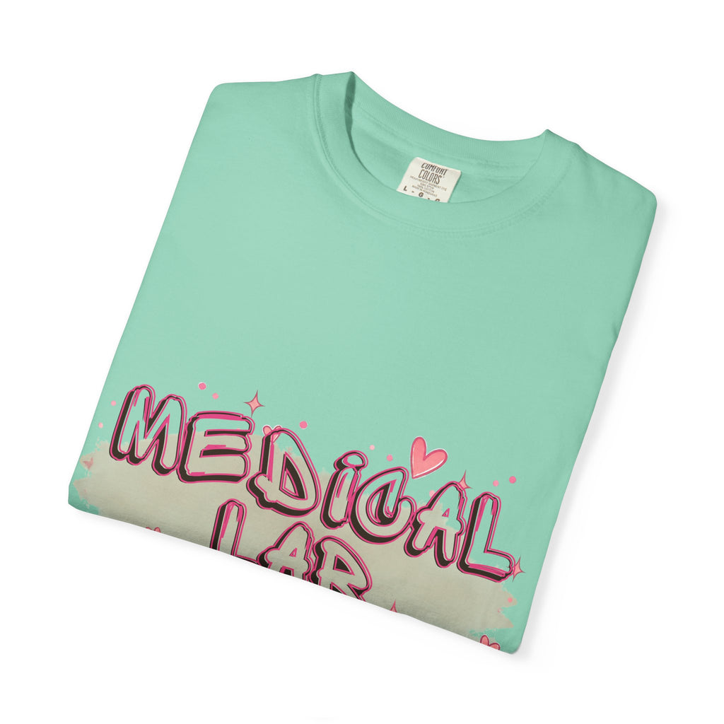 Medical Lab Tech T-Shirt — Cute Heart Design for Lab Professionals