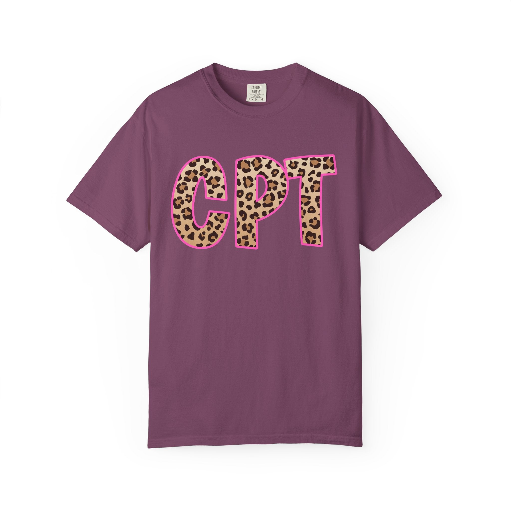 CPT Leopard Print- Phlebotomy T‑Shirt