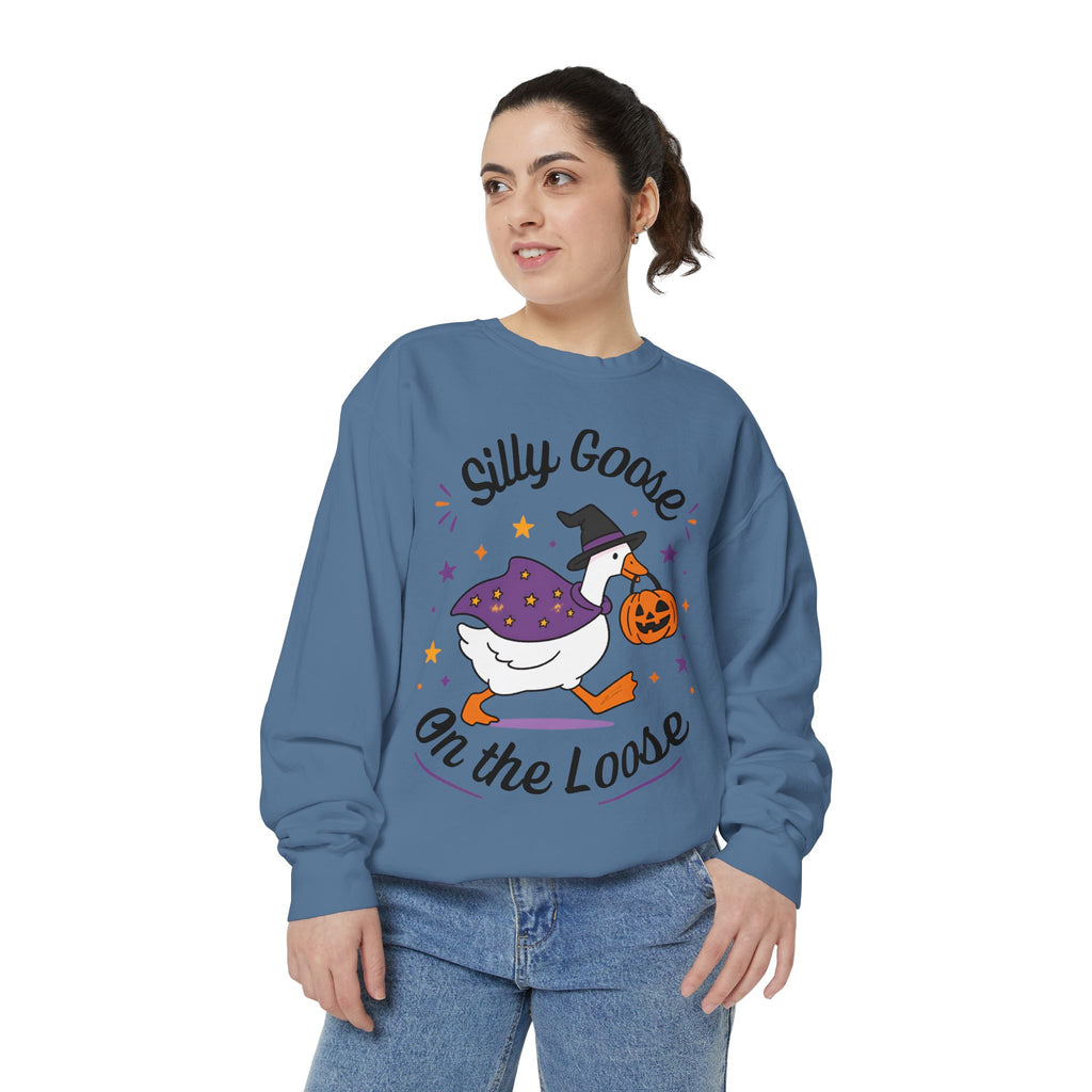 Silly Goose On The Loose Halloween Sweatshirt