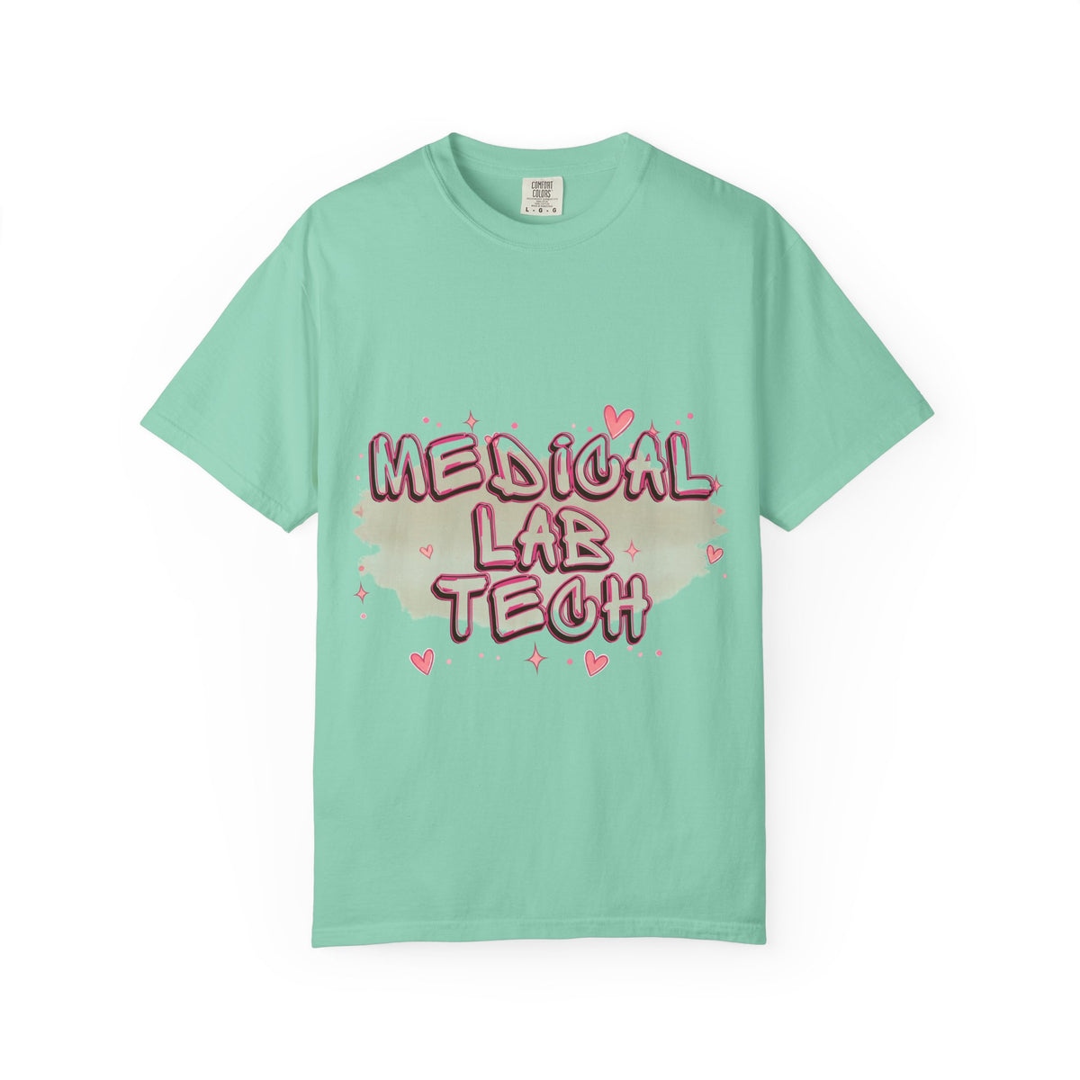 Medical Lab Tech T-Shirt — Cute Heart Design for Lab Professionals