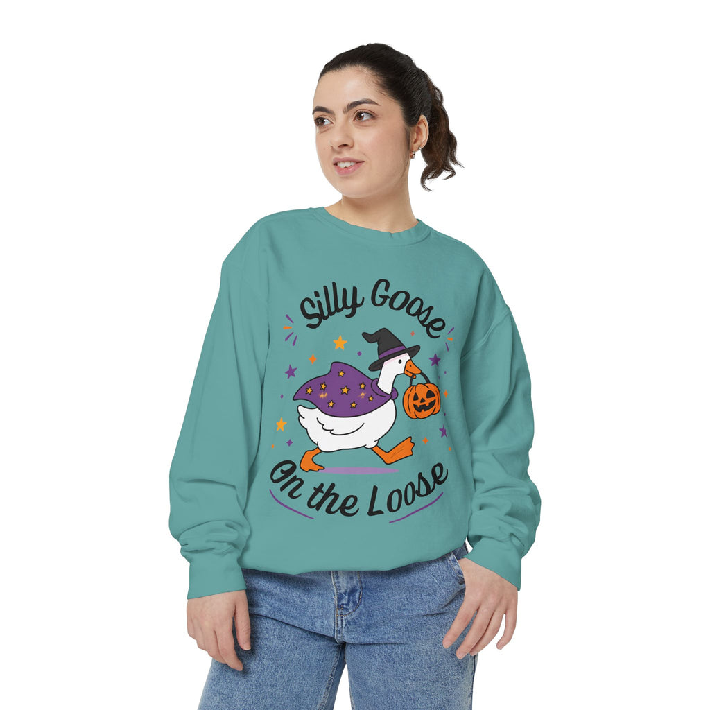 Silly Goose On The Loose Halloween Sweatshirt